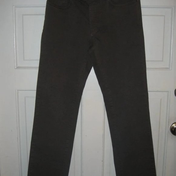 ❤️New VERSACE COLLECTION Gray Denim Jeans Medusa Head Patch Sz 30 - Picture 3 of 7